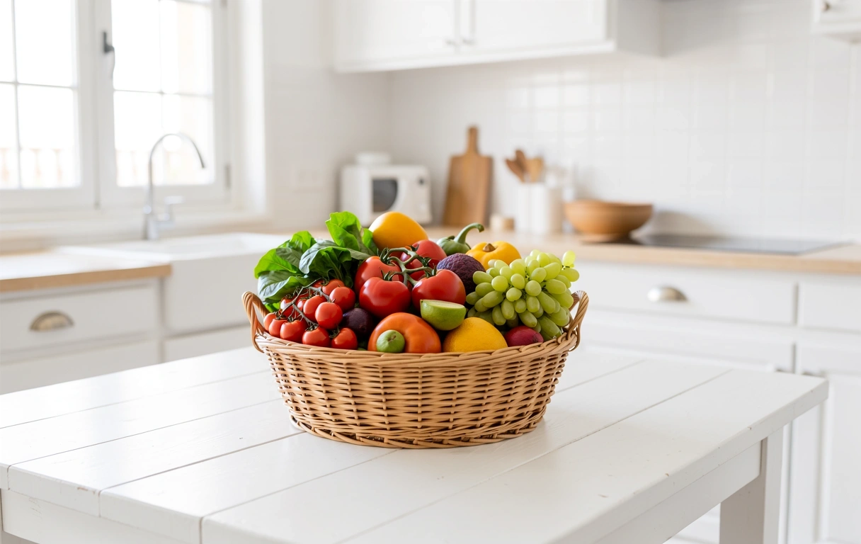 Ingredientes frescos y saludables